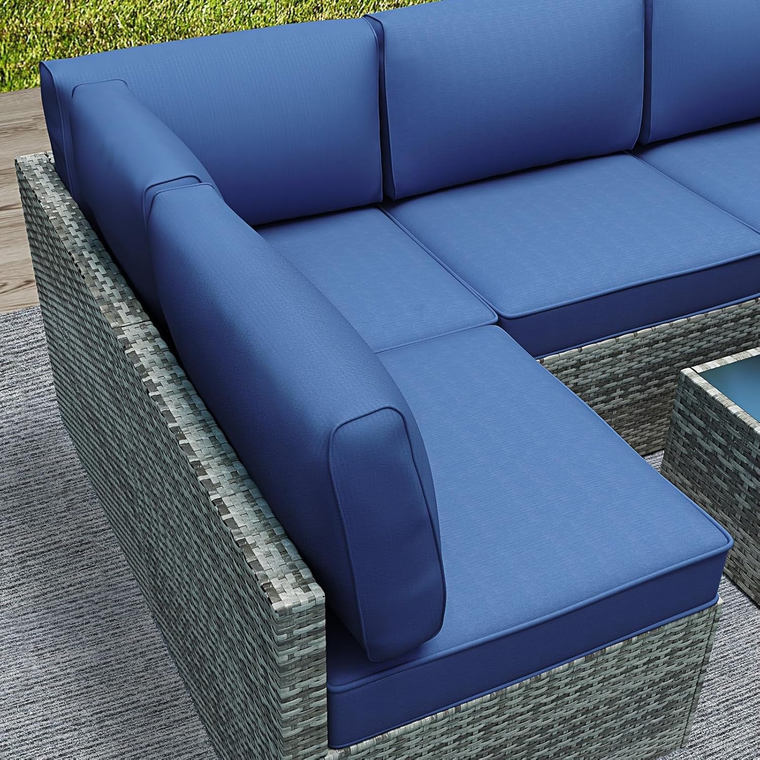 Water-Resistant Outdoor Cushions for Patio Furniture Sets-4