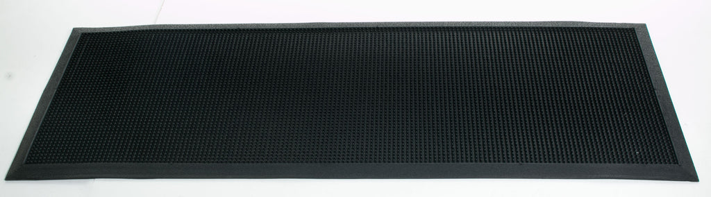 18" X 47" Black Rubber Outdoor Door Mat-1