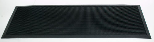 18" X 47" Black Rubber Outdoor Door Mat-1