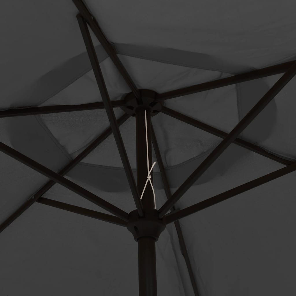 vidaXL Outdoor Umbrella Parasol Tilting Sunshade Garden Sun Shelter Steel-1