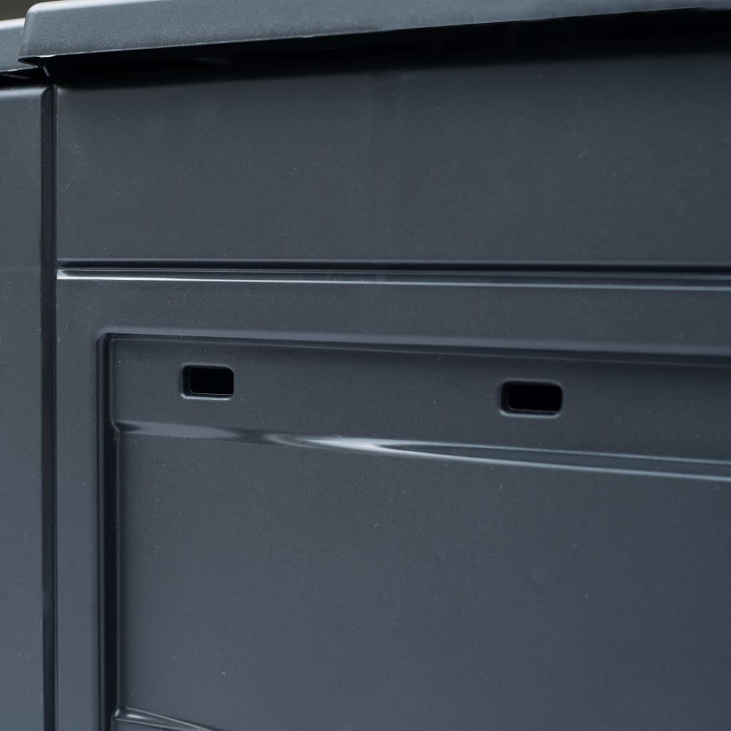 vidaXL Garden Composters 3 pcs Gray 23.6"x23.6"x28.7" 206.1 gal-3