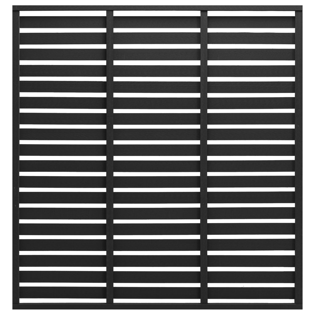 vidaXL Fence Panel Outdoor Patio Barrier Fence Privacy Screen Garden Fence WPC-3