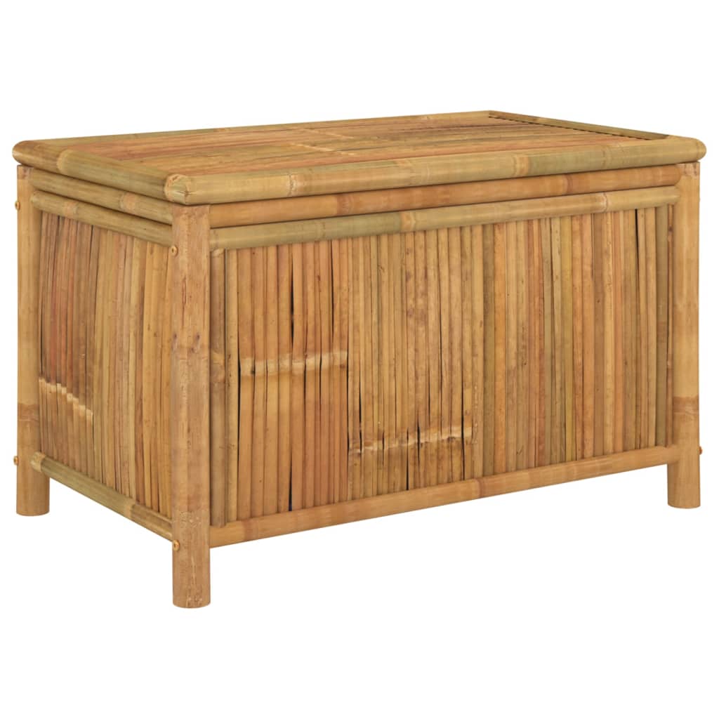 vidaXL Outdoor Storage Box Patio Furniture Garden Storage Chest Seat Bamboo-2