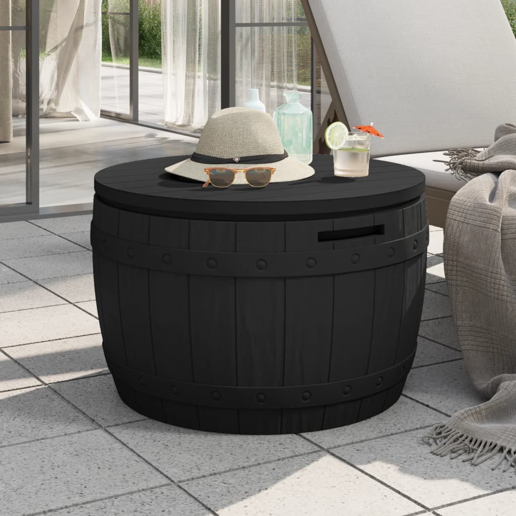 vidaXL Outdoor Storage Box Patio Furniture Garden Storage Chest Polypropylene-5