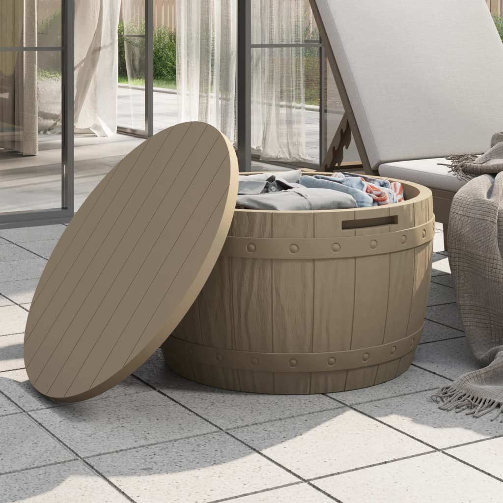 vidaXL Outdoor Storage Box Patio Furniture Garden Storage Chest Polypropylene-4