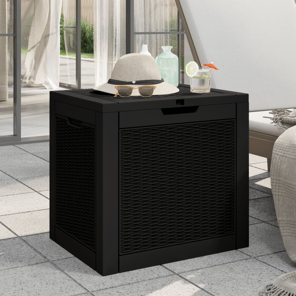 vidaXL Outdoor Storage Box Patio Furniture Garden Storage Chest Polypropylene-5