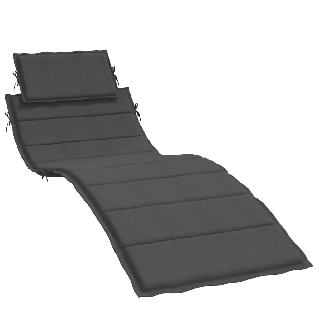 vidaXL Sun Lounger Cushion Sunbed Seating Pad Outdoor Patio Garden Fabric-2