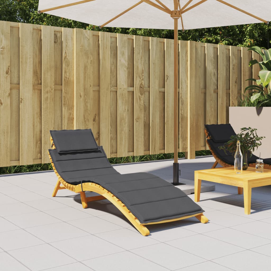 vidaXL Sun Lounger Cushion Sunbed Seating Pad Outdoor Patio Garden Fabric-4