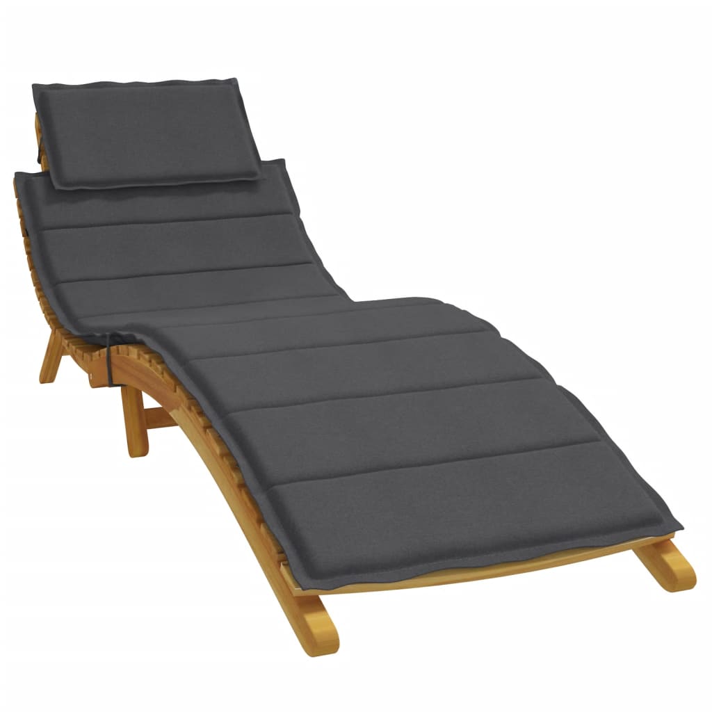 vidaXL Sun Lounger Cushion Sunbed Seating Pad Outdoor Patio Garden Fabric-0