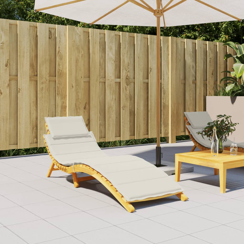 vidaXL Sun Lounger Cushion Sunbed Seating Pad Outdoor Patio Garden Fabric-3