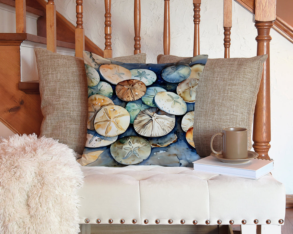 Sand Dollars Throw Pillow-2