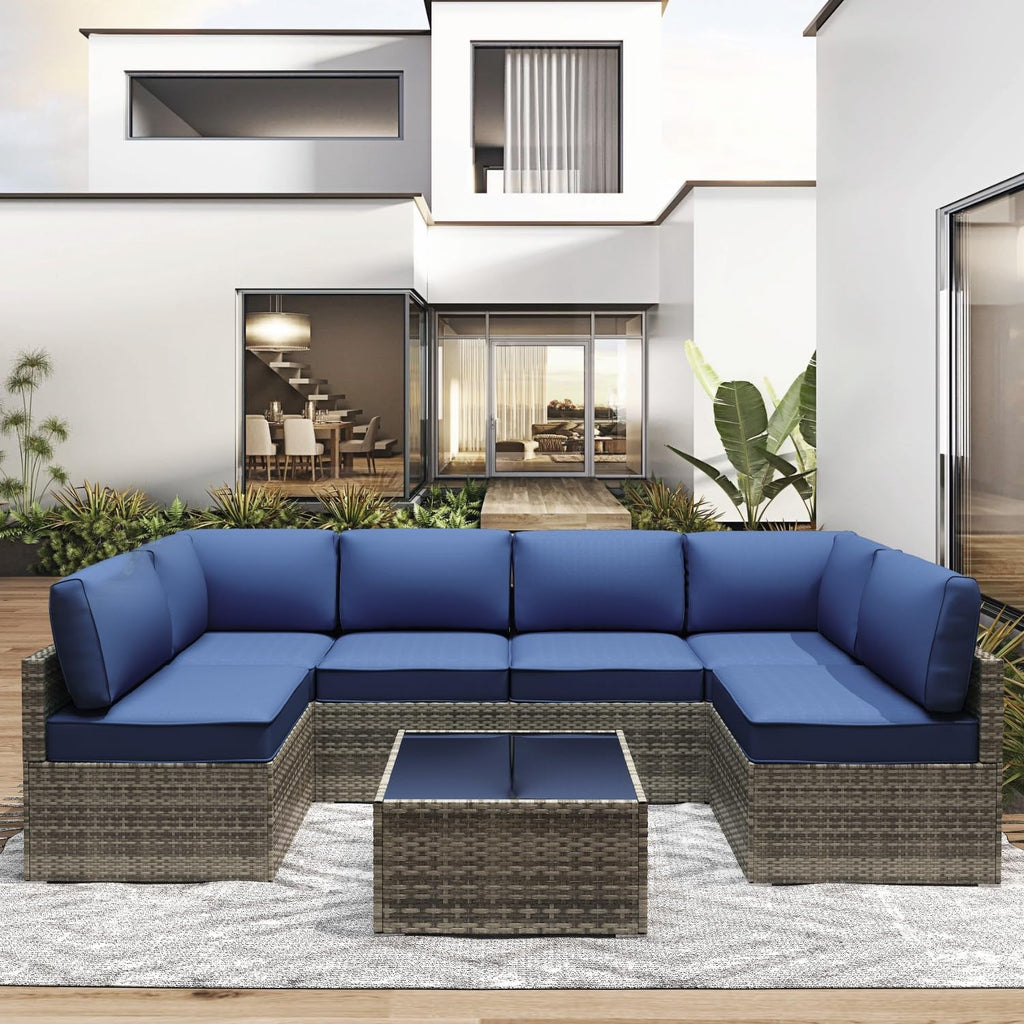 Water-Resistant Outdoor Cushions for Patio Furniture Sets-1
